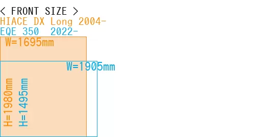 #HIACE DX Long 2004- + EQE 350+ 2022-